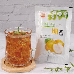 100% 국내산 재료로 만든 배즙 100ml 100팩, 1개