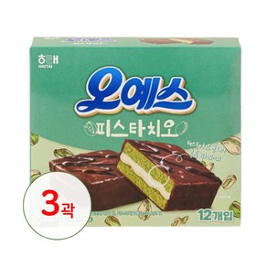 해태 오예스 피스타치오, 3개, 360g