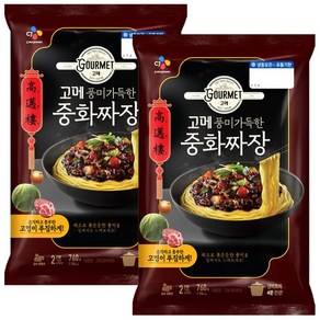 CJ제일제당 CJ 고메 중화짜장 760g x 2봉 (4인분), 2개