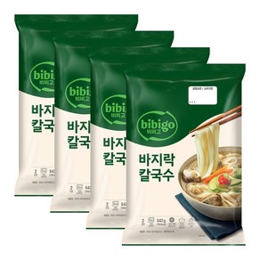 비비고 바지락 / 교자 칼국수 택1 2, 교자 x 4, 630g, 4개