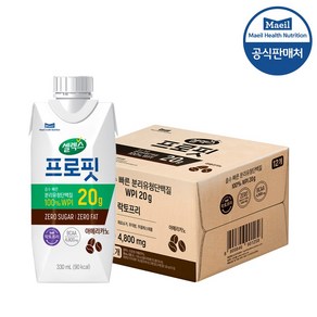 셀렉스 프로핏 웨이프로틴 아메리카노 330ml, 12개