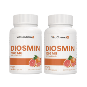 VitaCosmoX We Like Vitamins 디오스민 1000mg 120캡슐