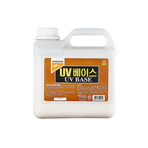 UV베이스3.75L UV BASE 유브이베이스 UV코팅바닥재용 광택제 원목마루 목재마루 온돌 합판마루 바닥왁스 바닥코팅광택제 피막보호제 광택왁스, 3.75L, 1개