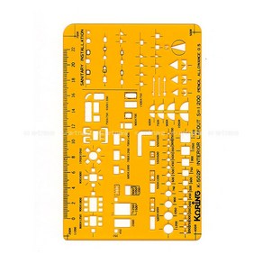 코링 가구 형판 자 1 / 200 K-502, 1개