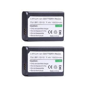 배터리호환 NX5 NX10 NX11 NX20 NX100 디지털 1310 EDBP1310 1500mAh BP1310 BP1310 BP, 2 battey, 2개