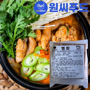 선동 러시아 명태알 off등급 400g 냉동 명란알 동태알 대구 해물탕 알탕 찜 재료, 1개