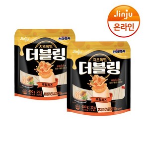 진주햄 천하장사 더블링 소세지 400g 2종세트 (콘스윗+뿌링치즈), 천하장사 더블링 400g x2개(콘스윗+뿌링치즈), 2개