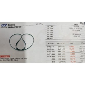 록스(ROX) 밴드쏘 RB-128(바이스타입/125mm/1010W), 밴드쏘날 추가(개당단가), 1개