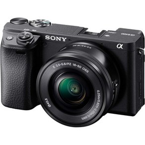 Sony Alpha a6400 미러리스 카메라 실시간 눈 자동 초점이 있는 컴팩트 APSC 교환 렌즈 디지털 4K 비디오 플립 스크린 1650mm E 마운트 호환 ILCE640, w/16-50mm Lens_Base