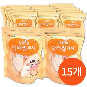 [강희만쌀과자] 닥터 백미떡뻥쌀과자 세트, 15개, 25g