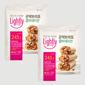 라이틀리곤약브리또 맛있는 다이어트 콤비네이션 500g 4입 x 2개