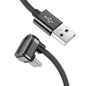 ㄷ자형(U자형) 충전케이블(USB A to USB C Type), 1M, 1개