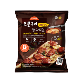 [푸드렐라]오븐구이닭다리살 바베큐맛, 1개, 300g