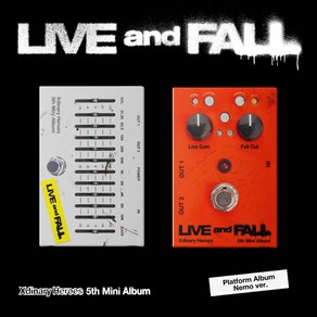 엑스디너리 히어로즈 (Xdinay Heoes) / LIVE and FALL 미니앨법 5집 (Platfom Album)(버전선택/CD아님/JYPK1905), 오렌지버전