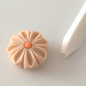 화과자 삼각봉 10mm 8mm 매화모양 꽃모양 화과자 스틱 도구, 1개, 매화 삼각봉