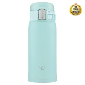 조지루시 초경량 원터치 보온 보냉 텀블러 SM-SD, 1개, 360ml, 매트 민트블루