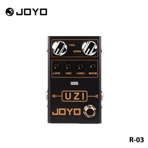 JOYO R-03 UZI 기타 이펙트 페달 R 03 UZI, 1개