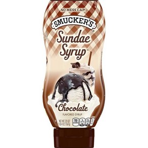 Smucke`s Sundae 시럽 초콜릿 맛 시럽 591.5ml(20온스), 1개, 567g