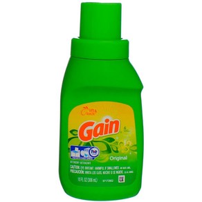 Gain Oiginal Laundy Detegent Two 10 oz. Bottles Gain 오리지널 세탁 세제 10온스 2개 병, 283g