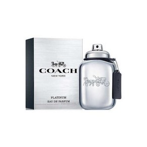 코치 YORK PLATINUM 남성 향수 EDP 60ml, 1개