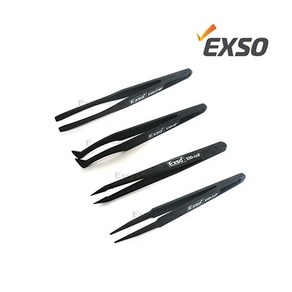 EXSO/엑소/플라스틱 핀셋 4종 택1/ESD-AAP/ESD-2AP/ESD-574P/ESD-6P, 1개