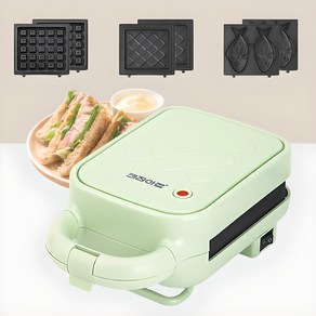 키친아트 렉스 3 in 1 와플 샌드위치 메이커, KP-960BL (민트)