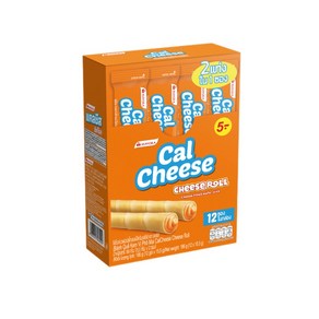 베트남 Cal Cheese 마요라 칼치즈 치즈 과자 롤 웨하스 치즈맛 쿠키 스틱 186g, 5개