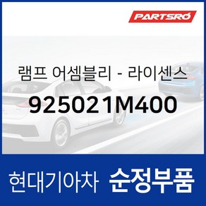 차량번호판등 번호등 넘버등 램프 우측 (925021M400) 현대모비스 부품몰 아반떼