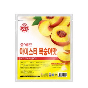 오뚜기 오쉐프 아이스티 복숭아맛 1kg, 1개입, 1개