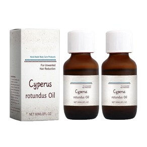 Cypeus Rotundus 오일 천연 헤어 100% 순수 사이페러스 오일 (2), Cypeus Rotundus 오일, 천연 헤어 100, 60ml, 1개