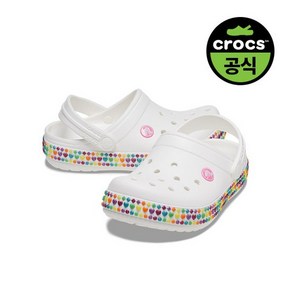 크록스공식 키즈 CROCBAND GEM BAND CLOG K WT 22SKCL207605