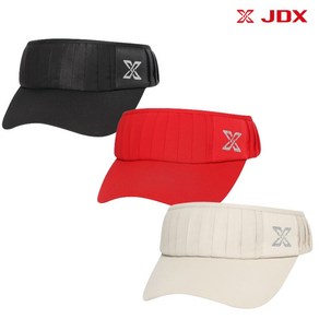 JDX 부산충무점 골프웨어 여성 플리츠 리본 바이저 X1CPV6901, 1개