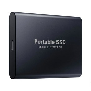 HD 외장 SSD 휴대용 하드 드라이브 대용량 저장 장치 노트북용 고속 C타입 USB3 1 64TB 4TB 8TB 128TB, 없음, 9) 2TB - black