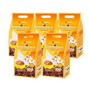 N CAFE 엔카페 모카골드 커피믹스 100T (500T), 12g, 100개입, 5개