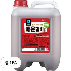 청정원 화끈한 매운 갈비 양념 10kg 1개