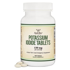 더블우드 Potassium Iodide 130mg 타블렛, 1개, 180정