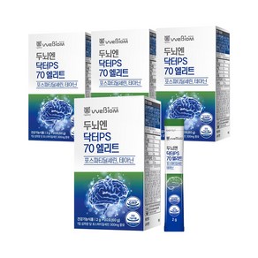 [공식/테아닌 추가][서울대 위바이옴] 두뇌엔 닥터 PS70 엘리트 인지력 포스파티딜세린 순도70% 식약처인정 식물성 원료, 4개, 60g