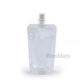 여행용 소분 투명 파우치 100ml/10장 화장품 샴푸 소분, 10개