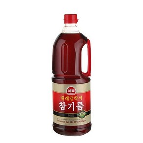 사조해표 재래식 압착 참기름, 1.8L