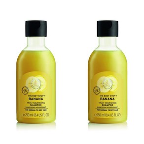 The Body Shop Banana 더바디샵 바나나 샴푸 8.4Fl.oz(250ml) 2팩, 2개, 250ml