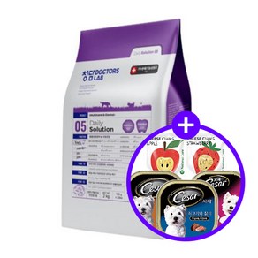 청담 닥터스랩 강아지 사료 멀티&덴탈 멀티케어 저알러지 2kg [시저 + 치즈춥스 사은품 2종 증정], 1개
