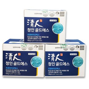 청인유산균 골드 에스 유산균, 150g, 3개