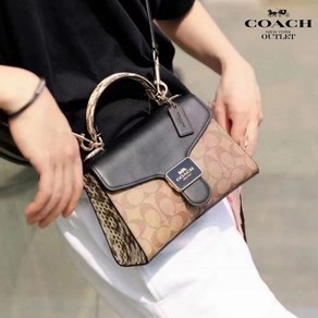 코치 페퍼 세철 시그니처 숄더 C1325 Peppe Satchel In Signatue Canvas