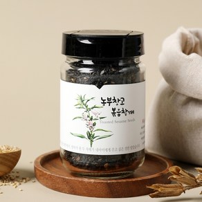 농부창고 [국산100%] 원적외선 저온로스팅 볶은 햇참깨 흑임자 검은 통깨, 1개, 80g