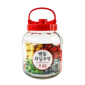 경성 만다라병 핸들 과실주병 3.6L, 1개