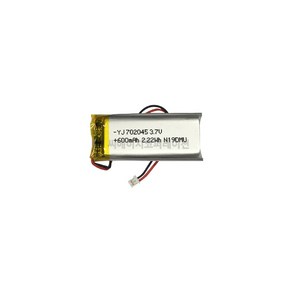 YJ 리튬폴리머배터리 KC인증충전지 3.7V YJ702045 600mAh, 1개, 1개입