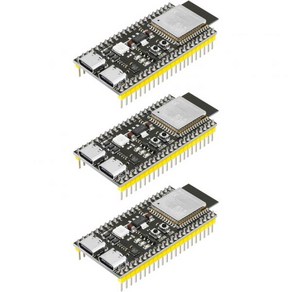 메이커포커스 3pcs ESP32-S3-DevKitC-1-N8R2 개발보드 ESP32-S3-WROOM-1 마이크로컨트롤러 프로세서 일체형 2.4아두이노용 GHz WiFi 및 블루투스, 3개