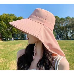 루앤루 여성 햇빛 차단 모자 와이드 챙 썬캡
