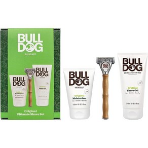 BULLDOG 불독 남성 쉐이브젤 로션 면도기 세트 Shave Set Geen 100ml+175ml, 1개