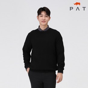 [PAT 남성] 울혼방 라운드넥 스웨터_1I73381